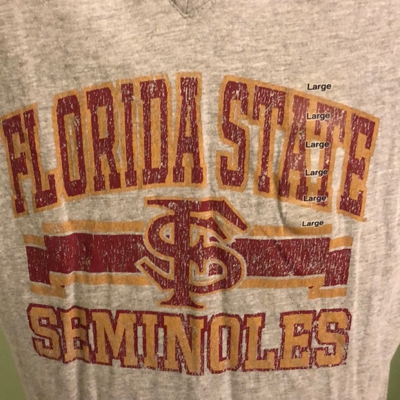 Florida state v neck tee - Picture 2 of 4